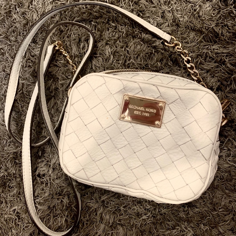 White Michael Kors Satchel